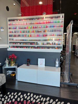 Nail polish station