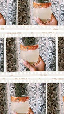 Bobby Boucher + reposado tequila, trinity syrup, lime, spicy salt rim