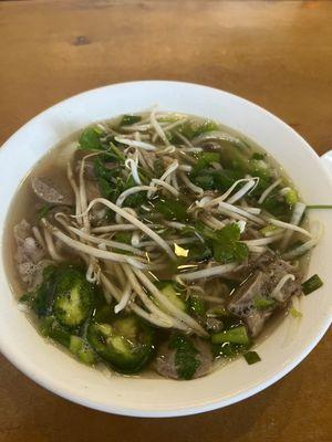 Pho Meatball and brisket