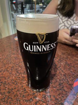 They have Guinness on tap, and know how to serve it!