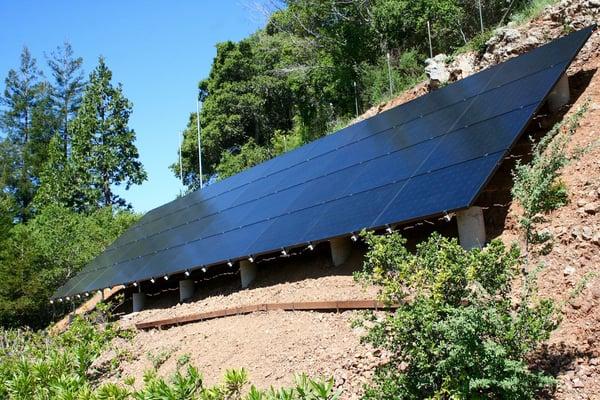 SUNPOWER ground mount, San Rafael