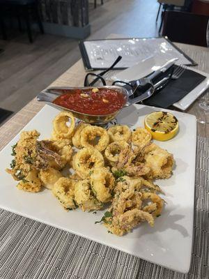 Fried Calamari. Really good and fresh.