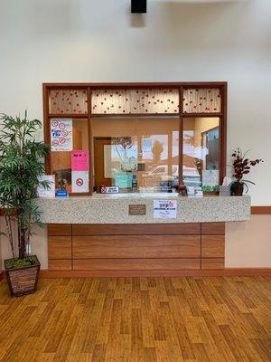 reception desk