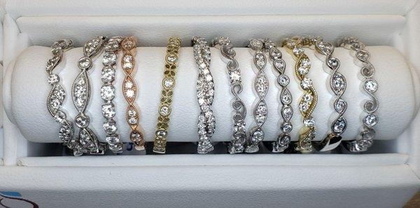 Stackables. Many combinations. Or simply beautiful by itself.