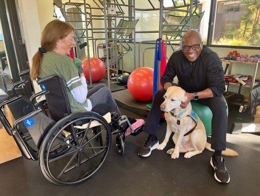 Hurley the Therapy Dog