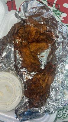 More burnt/over cooked chicken from 1st order