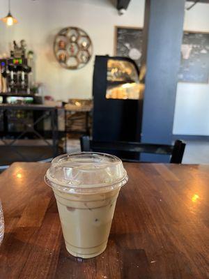 Iced Honey Oat Latte