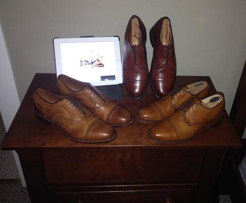 A few of my Allen Edmonds shoes.