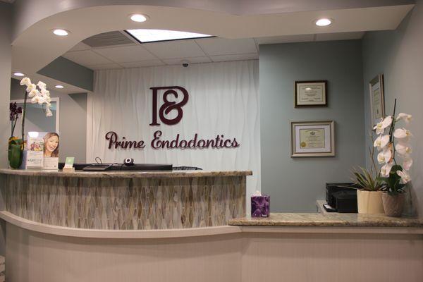 Prime Endodontics front desk