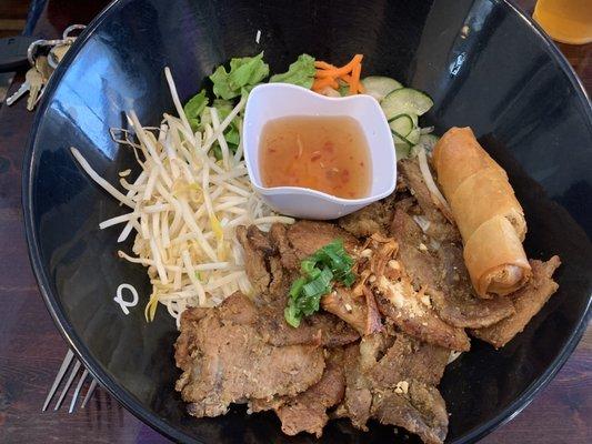 Pork vermicelli bowl