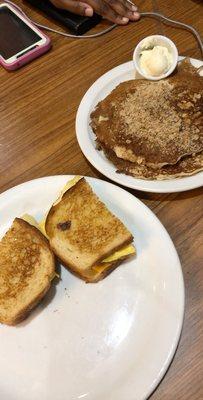 Whole Grain Pancakes with Moons over my Turkey