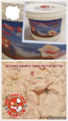 Shrimp & Conch combo fritter batter