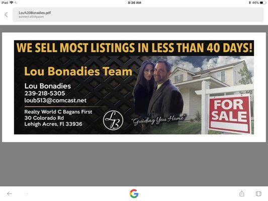 Lou Bonadies - Realty World