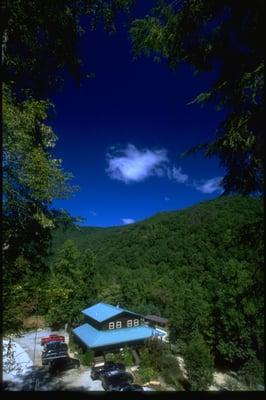 Located in the beautiful Nantahala Gorge, overlooking the Nantahala River.