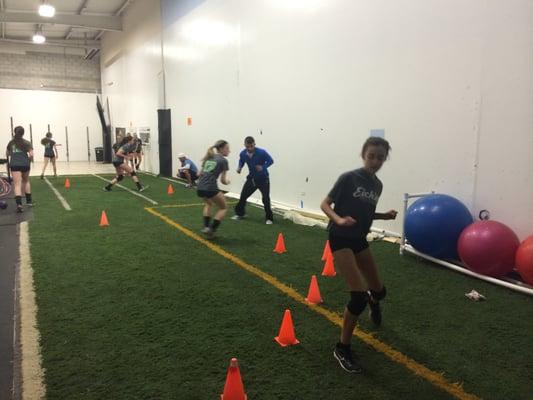 Advanced Athletics is our training program for young athletes.