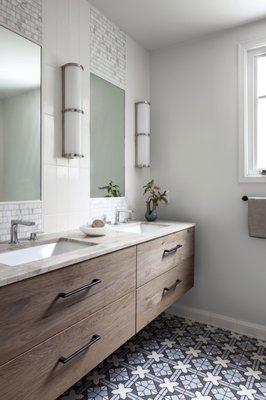 Remodeled bathroom and whole house design + build in San Francisco.