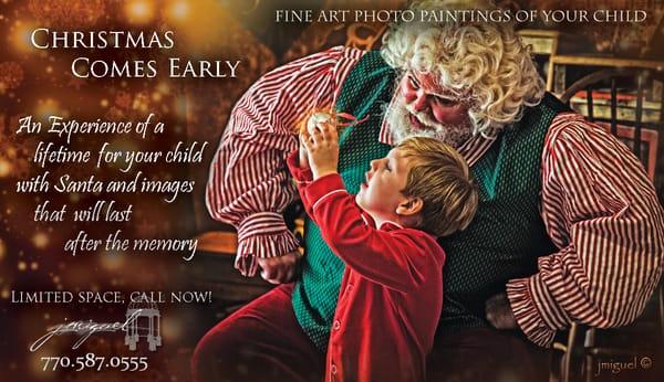 Fine art portraits, at Santa's Workshop