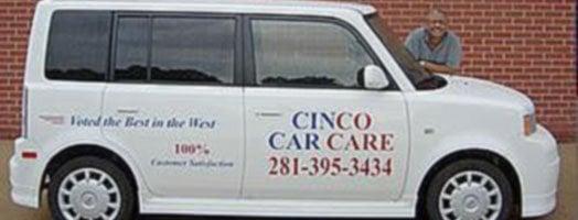 Cinco Car Care of Katy, TX