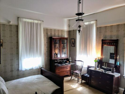 Summer Bedroom in Garfield House at Garfield National Historic Site