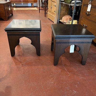 Gothic style end tables