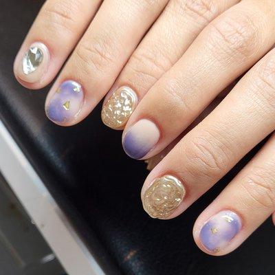 Gle manicure marble