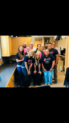 Integrated Health Staff supporting 2018 Breast Cancer 5K.