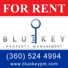 Blue Key Property Management Yard Sign