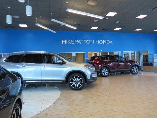 Mike Patton Auto showroom