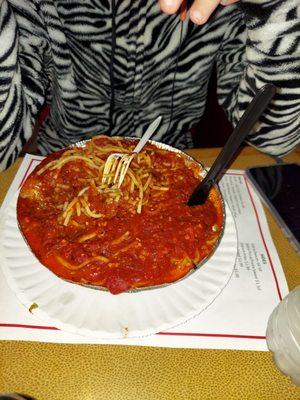 Baked spaghetti