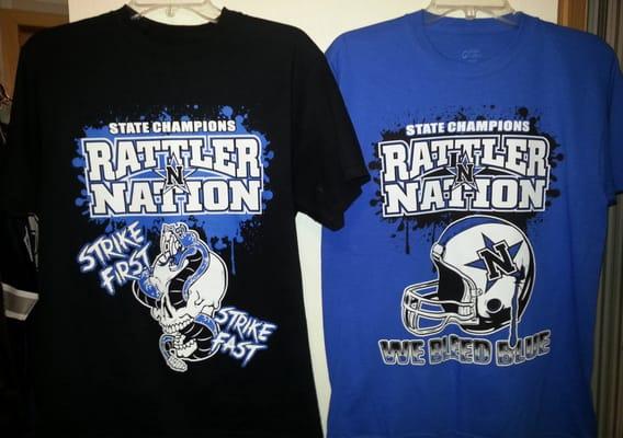 Navasota Rattler shirts available, just $15