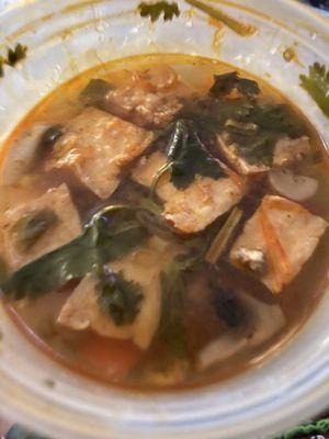 Tofu Tom Yum Soup