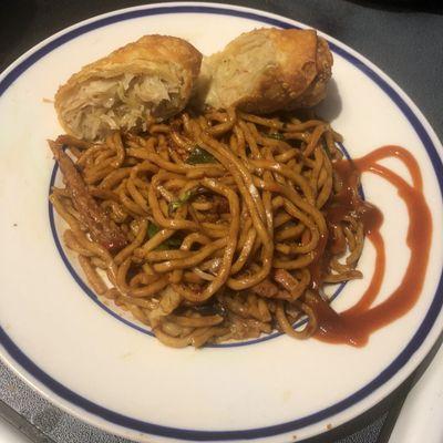 Spicy Pork lo mein - OUTSTANDING