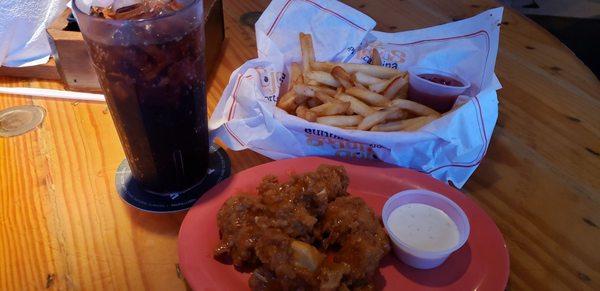 Mango Habanero Boneless with Seasoned Fries