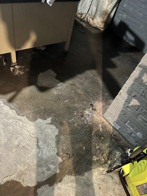 Water still coming into basement when it rains.