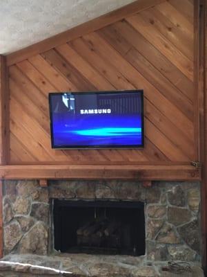 flat screen TV installation