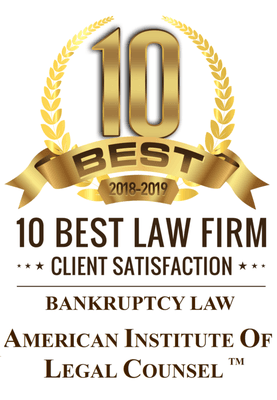 10 Best Law Firm Award - Bankruptcy Law - American Institute of Legal Counsel