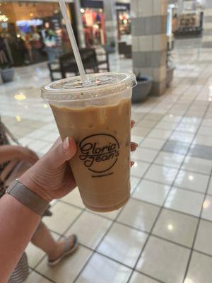 iced carmel latte - $8