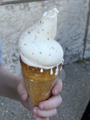 Clever cone guards to keep little hands sticky-free