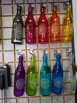 Love the glass bottles