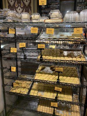 Baklava heaven on the bakery side! So many choices