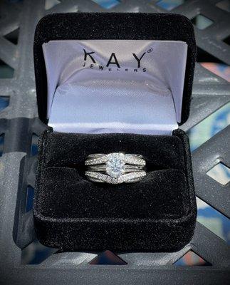 Diamond enhancer from Kay that Jared soldered together beautifully!