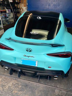 2021 Toyota Supra 
Regular TInt 05% SIdes and Rear 20% front windshield