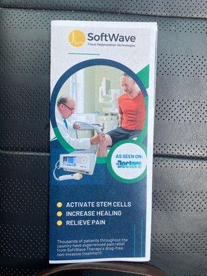 Softwave worked great on my foot. Now I'm trying it on my shoulder!