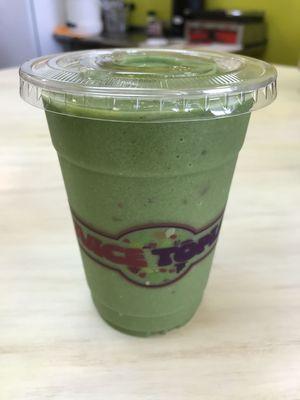 The Grass is Greener Smoothie at Juice Topia