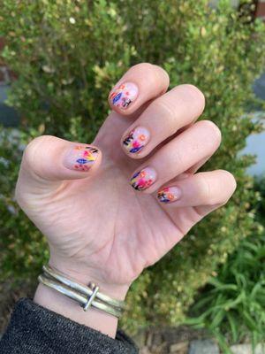 Spring florals gel