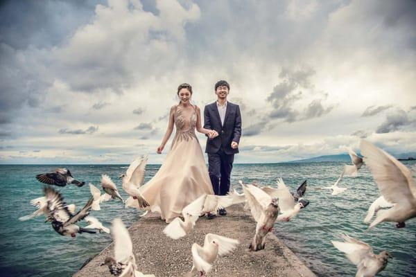 Newlyweds with nature!