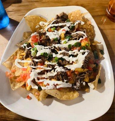 Pulled pork Oakstone Nachos