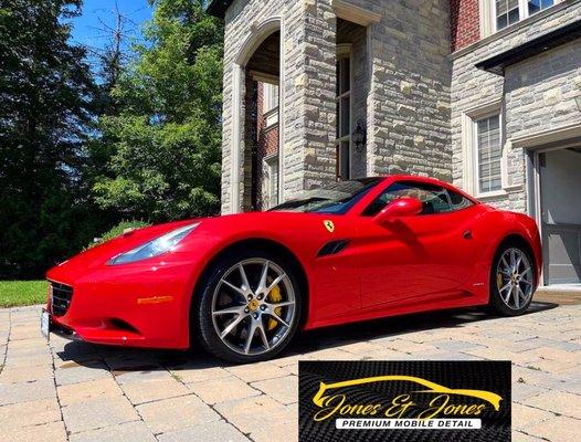 5 year Graphene coating applied to this Ferrari California