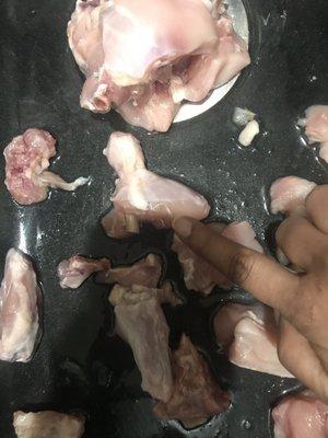 Chicken tiny pieces