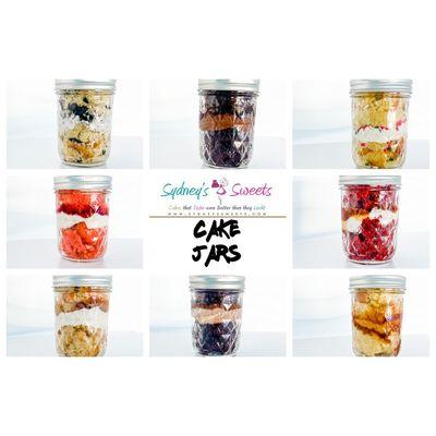 Sydney's Sweets Cake Jars can be ordered for pick up or shipped nationwide!